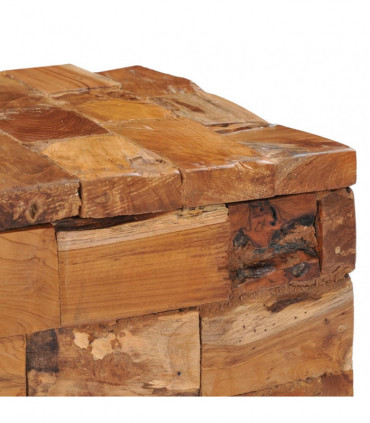 Storage Stool Solid Teak Wood