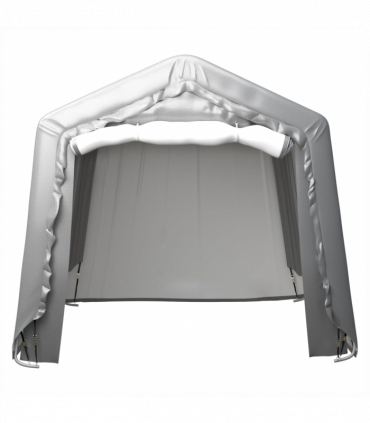 vidaXL Storage Tent 240x240 cm Steel Grey