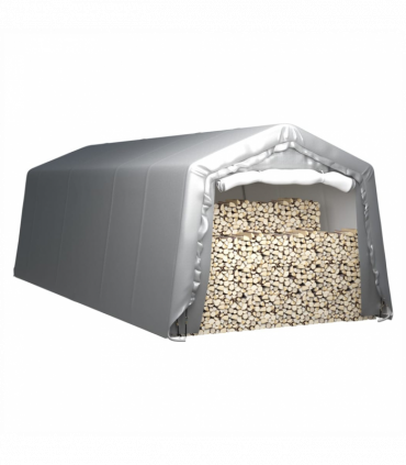 vidaXL Storage Tent 300x750 cm Steel Grey