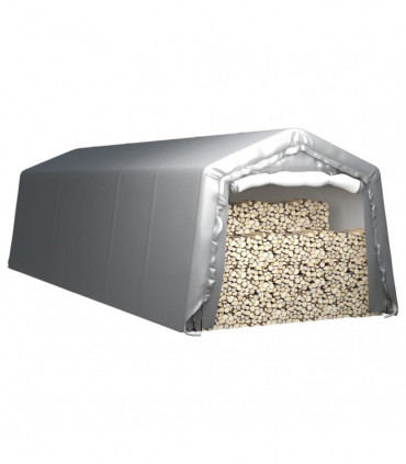 vidaXL Storage Tent 300x900 cm Steel Grey