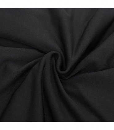 Stretch Couch Slipcover Black Polyester Jersey