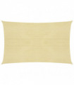 Sunshade Sail 160 g/m² Beige 3x5 m HDPE