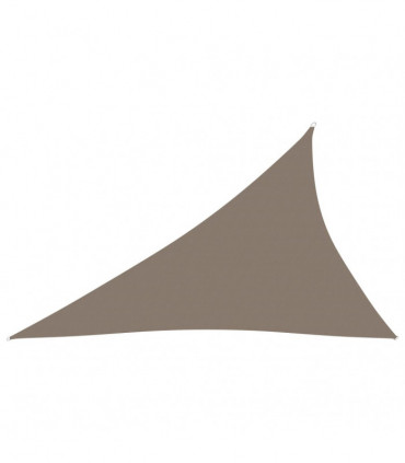 Sunshade Sail Oxford Fabric Triangular 3x4x5 m Taupe