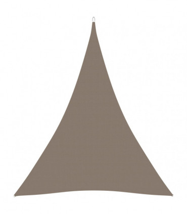 Sunshade Sail Oxford Fabric Triangular 5x7x7 m Taupe