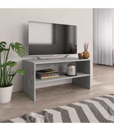 TV Cabinet Concrete Grey 80x40x40 cm Chipboard