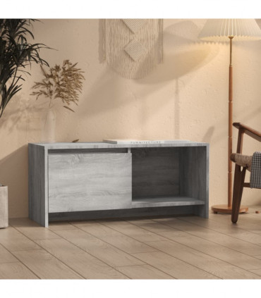 TV Cabinet Grey Sonoma 90x35x40 cm Engineered Wood