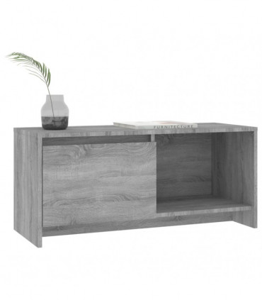TV Cabinet Grey Sonoma 90x35x40 cm Engineered Wood
