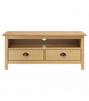 TV Cabinet Hill Range Honey Brown 110x40x47 cm Solid Pine Wood