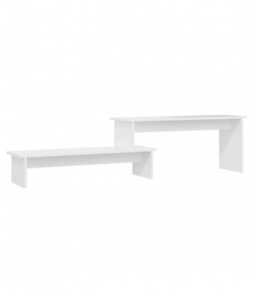 TV Cabinet White 180x30x43 cm Engineered Wood