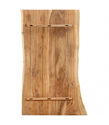 Table Top Solid Acacia Wood 100x(50-60)x2.5 cm