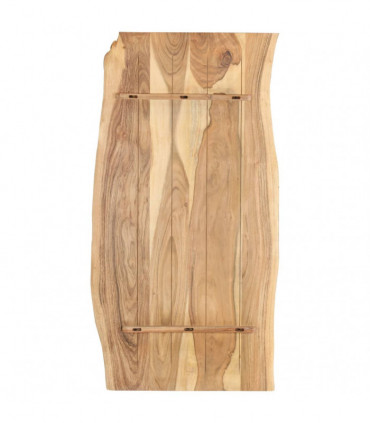 Table Top Solid Acacia Wood 118x(50-60)x2.5 cm