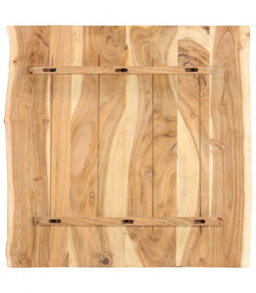 Table Top Solid Acacia Wood 58x(50-60)x2.5 cm