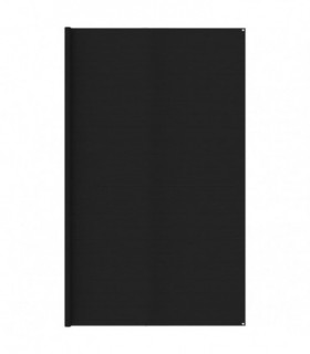 Tent Carpet 400x400 cm Black HDPE