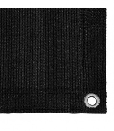 Tent Carpet 400x400 cm Black HDPE