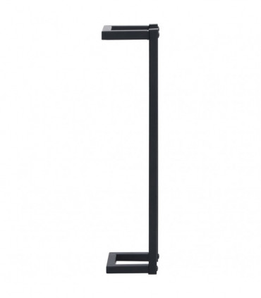 Towel Rack Black 12.5x12.5x60 cm Iron