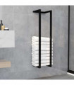 Towel Rack Black 25x20x95 cm Iron