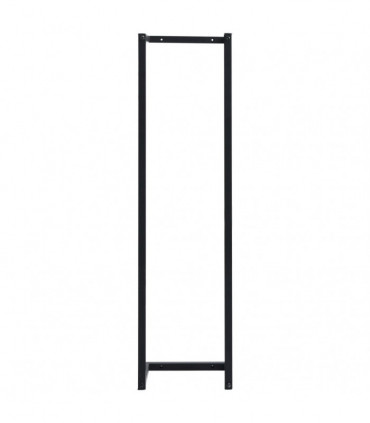 Towel Rack Black 25x20x95 cm Iron