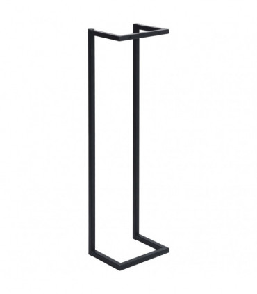 Towel Rack Black 25x20x95 cm Iron