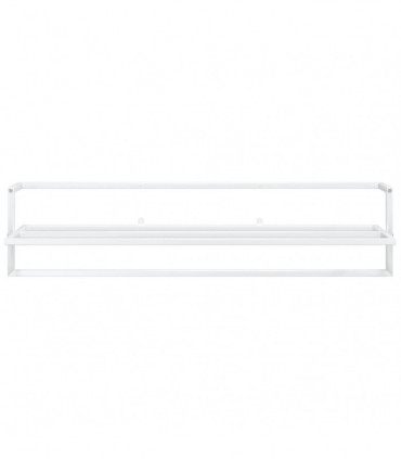 Towel Rack White 95x25x22 cm Iron