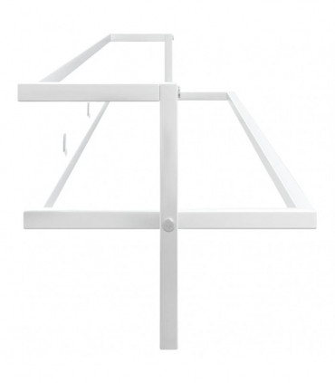 Towel Rack White 95x25x22 cm Iron