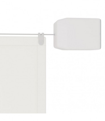 Vertical Awning White 140x420 cm Oxford Fabric