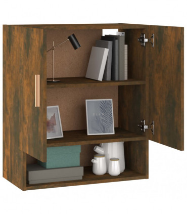 Wall Cabinet Smoked Oak 60x31x70 cm Engineered Wood