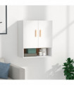 Wall Cabinet White 60x31x70 cm Engineered Wood