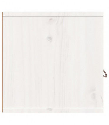 Wall Cabinets 2 pcs White 80x30x30 cm Solid Wood Pine