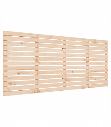 Wall Headboard 206x3x91.5 cm Solid Wood Pine