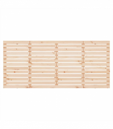 Wall Headboard 206x3x91.5 cm Solid Wood Pine