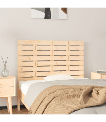 Wall Headboard 96x3x63 cm Solid Wood Pine