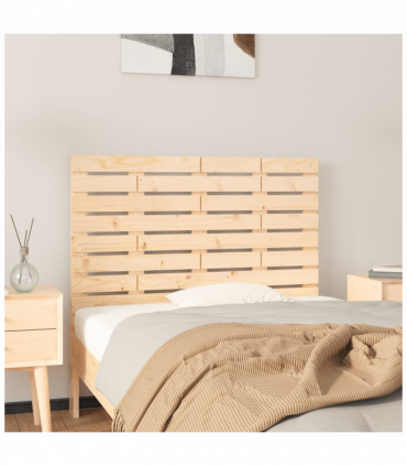 Wall Headboard 96x3x63 cm Solid Wood Pine