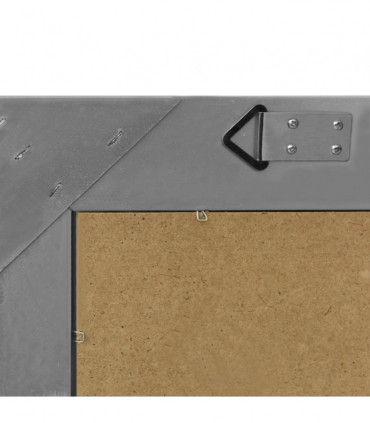 Wall Mirror Baroque Style 60x40 cm Black