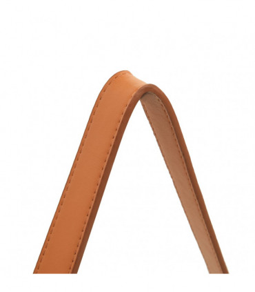 Wall Mirror with Strap 50 cm Silver