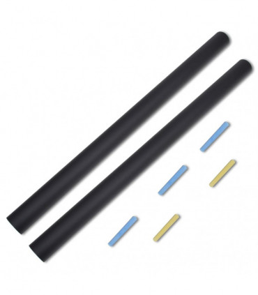 vidaXL Wall Sticker Blackboard 0.45 x 2 m 2 Rolls with Chalks