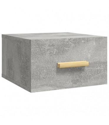 Wall-mounted Bedside Cabinet Concrete Grey 35x35x20 cm