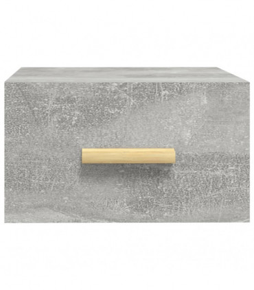 Wall-mounted Bedside Cabinet Concrete Grey 35x35x20 cm