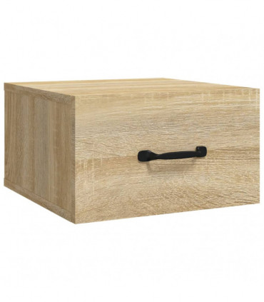 Wall-mounted Bedside Cabinet Sonoma Oak 35x35x20 cm