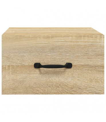 Wall-mounted Bedside Cabinet Sonoma Oak 35x35x20 cm
