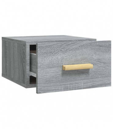 Wall-mounted Bedside Cabinets 2 pcs Grey Sonoma 35x35x20 cm