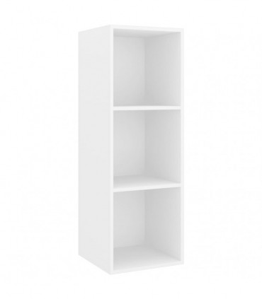 Wall-mounted TV Cabinets 4 pcs White Engineered Wood