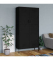 Wardrobe Black 90x50x180 cm Steel