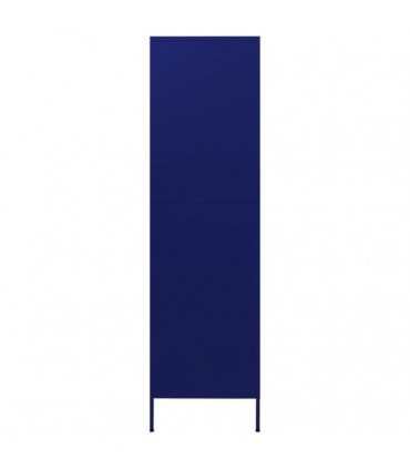 Wardrobe Navy Blue 90x50x180 cm Steel