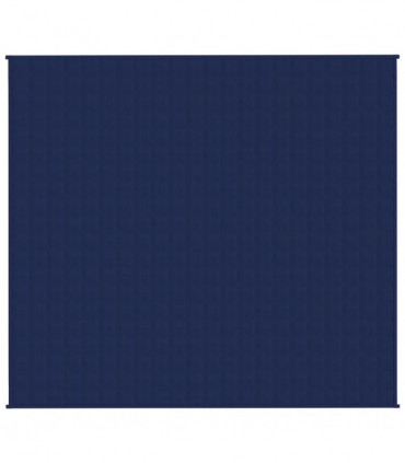 vidaXL Weighted Blanket Blue 200x220 cm 13 kg Fabric