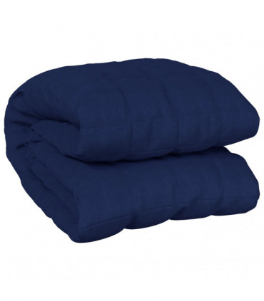 vidaXL Weighted Blanket Blue 200x220 cm 9 kg Fabric