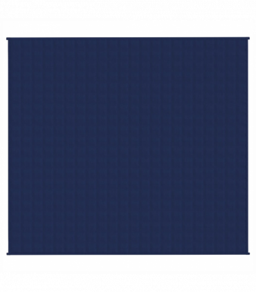 vidaXL Weighted Blanket Blue 200x220 cm 9 kg Fabric