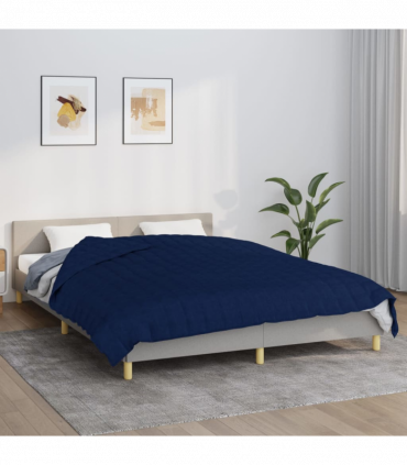 Weighted Blanket Blue 200x225 cm 13 kg Fabric