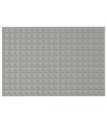 vidaXL Weighted Blanket Grey 122x183 cm 5 kg Fabric