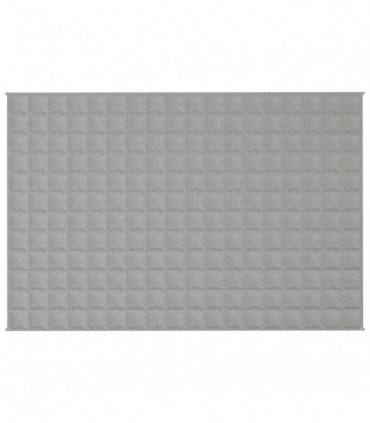 vidaXL Weighted Blanket Grey 122x183 cm 9 kg Fabric