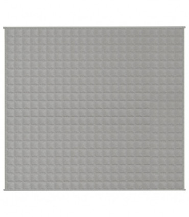 vidaXL Weighted Blanket Grey 200x220 cm 13 kg Fabric